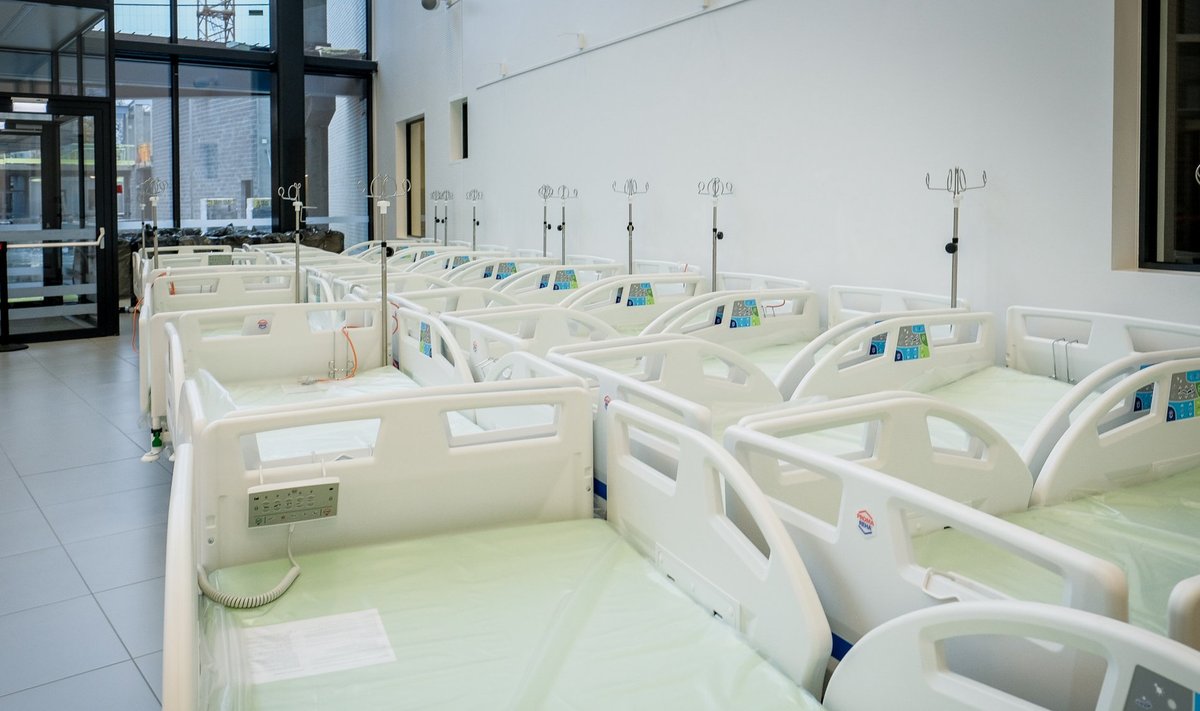 Haiglakoormuse paisumiseks varutud lisavoodid Lätis