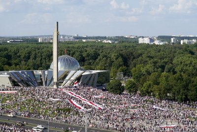 Tänane hiigelmeeleavaldus Minskis.