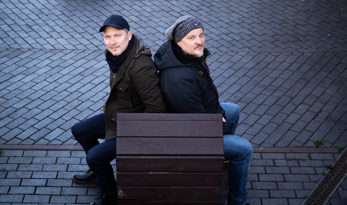 Eesti seriaalide tipptegijad Ergo Kuld ja Martin Algus on sellises hoos, et napilt on võimalik leida aega neid koos pildilegi saada.