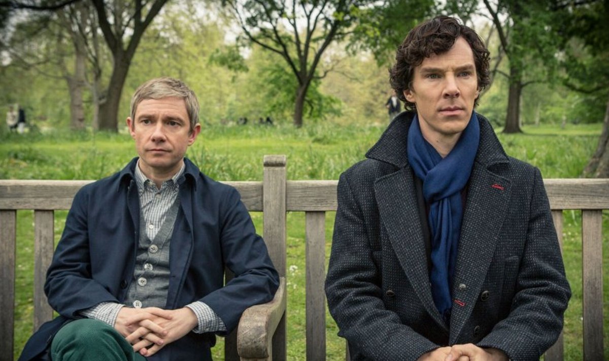 John (Martin Freeman) ja Sherlock (Benedict Cumberbatch) – lihtsalt sõbrad, nagu sarjas pidevalt rõhutatakse