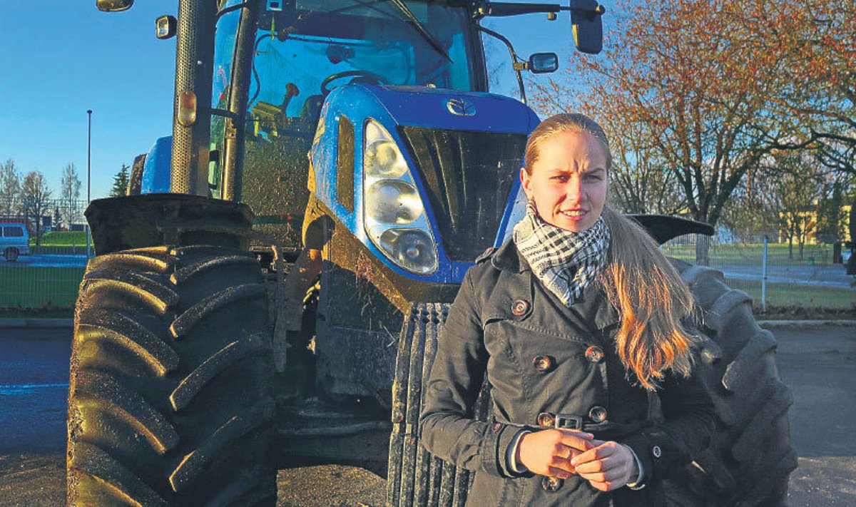 Pille-Riin Reinausile meeldib kuulata, mis muusikat  teevad traktorimootorid.