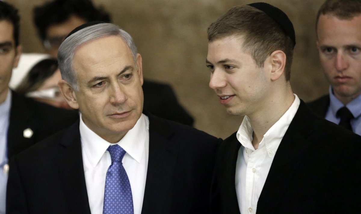 Iisraeli peaminister Benjamin Netanyahu poeg Yairiga
