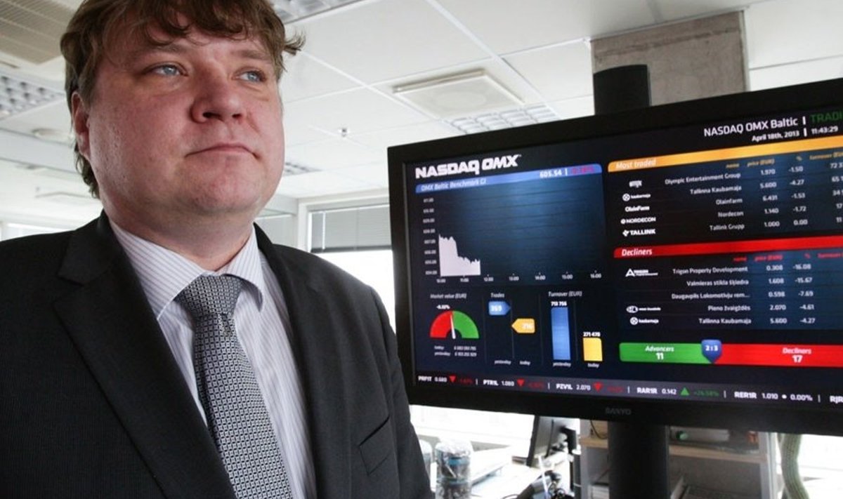 Värske börsi juht Rauno Klettenberg on rahul, 2013. aasta märts oli börsil viimase kolme aasta parim kuu.