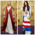 FOTOD | Tagasivaade ajalukku ja poolikuks jäänud maal: kõige silmapaistvamad riietused Emmyde punasel vaibal
