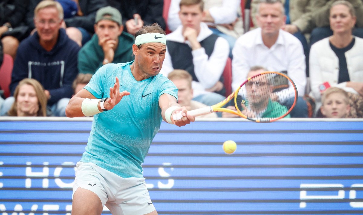 Rafael Nadal jätkas Bastadis võidukalt.