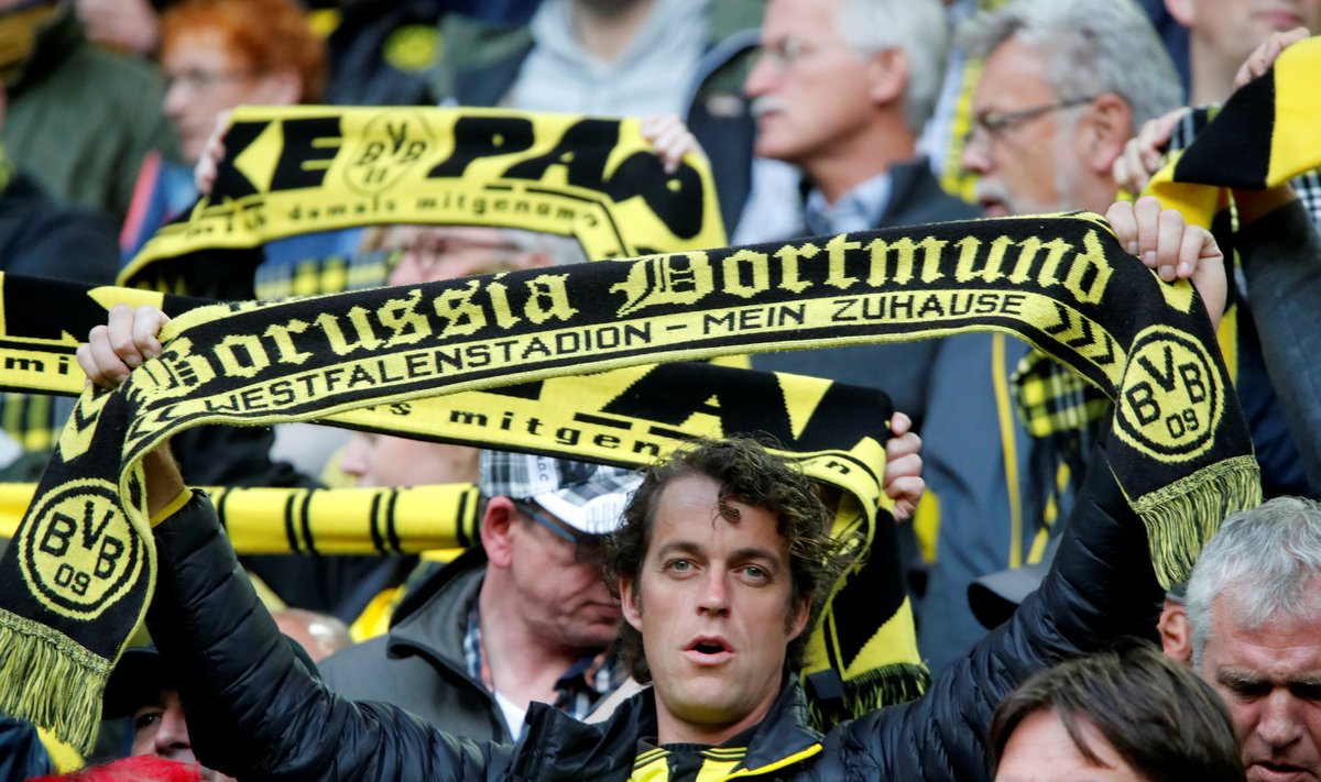 Dortmundi Borussia fännid