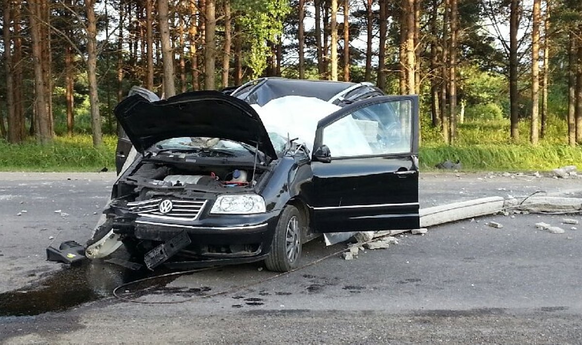 Liiklusõnnetus Narva maanteel