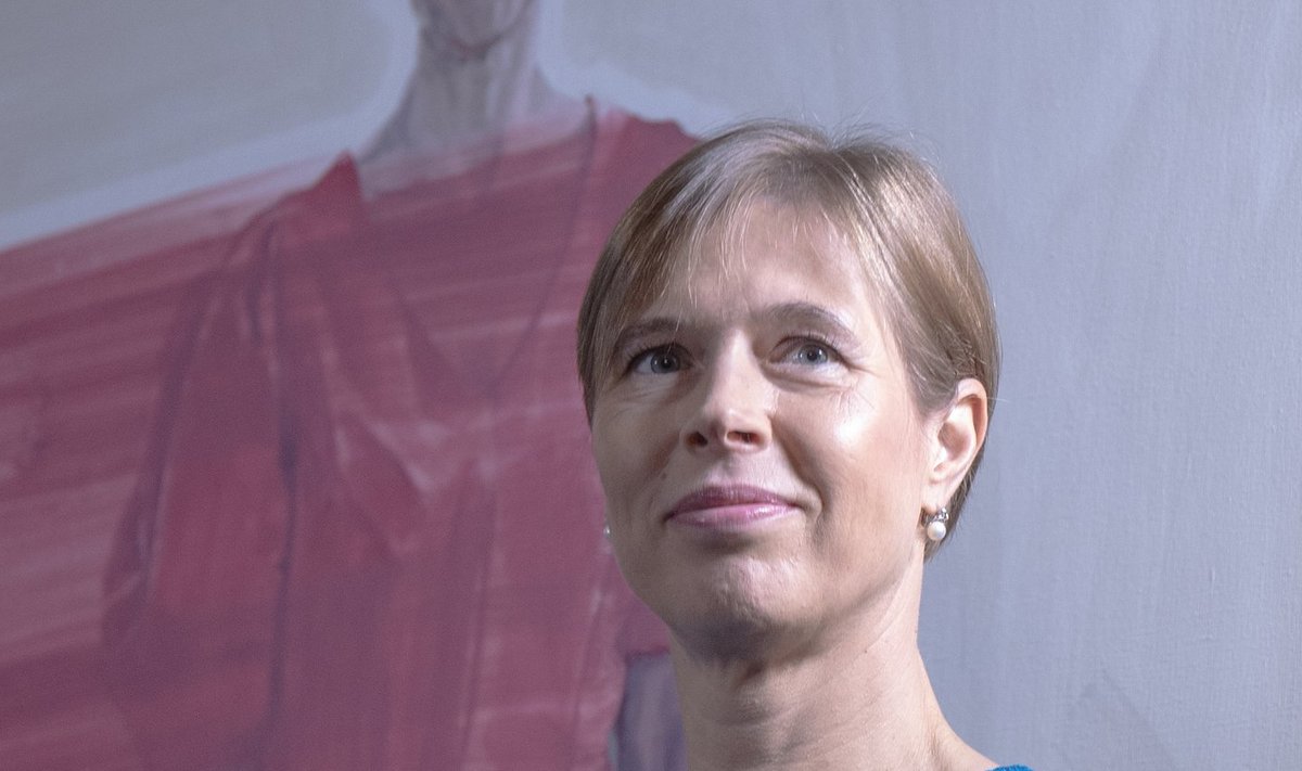 Kersti Kaljulaid ja presidendi portree