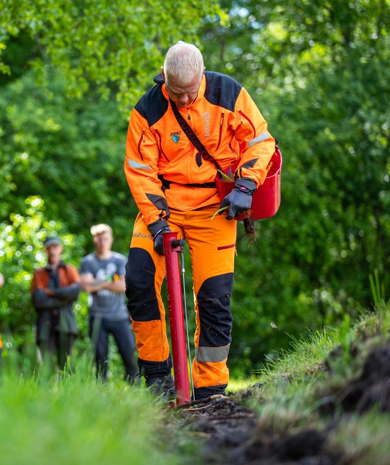 Noorendike hooldamise võistluse I koht ja metsa istutamise võistluse II koht Hannes Arula/Metsateenijad.