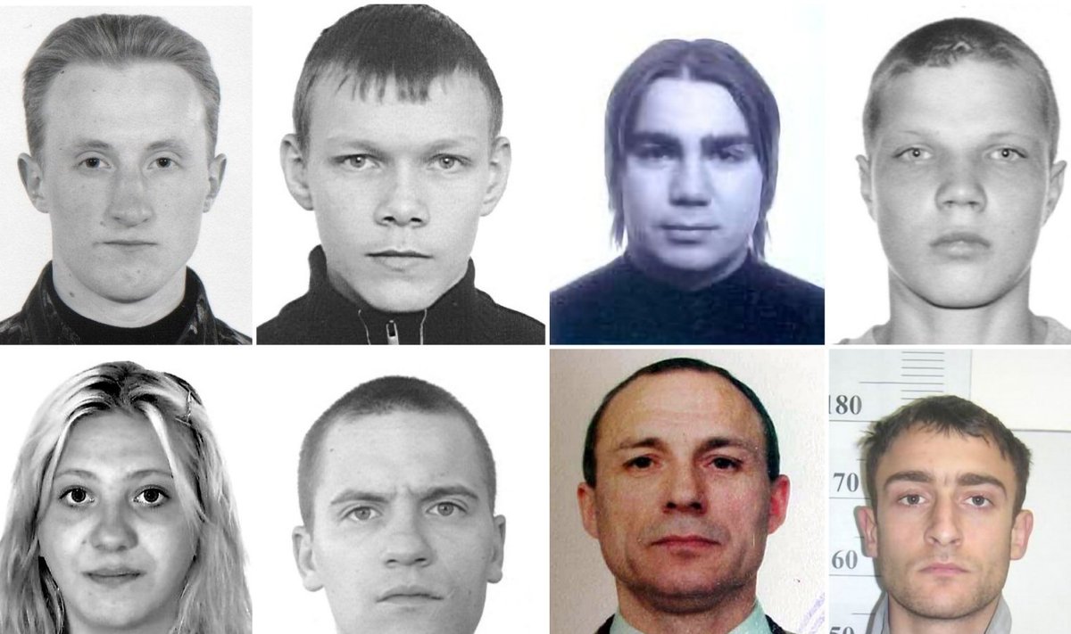Leedu politsei otsib praegusel hetkel kõiki neid inimesi taga. 