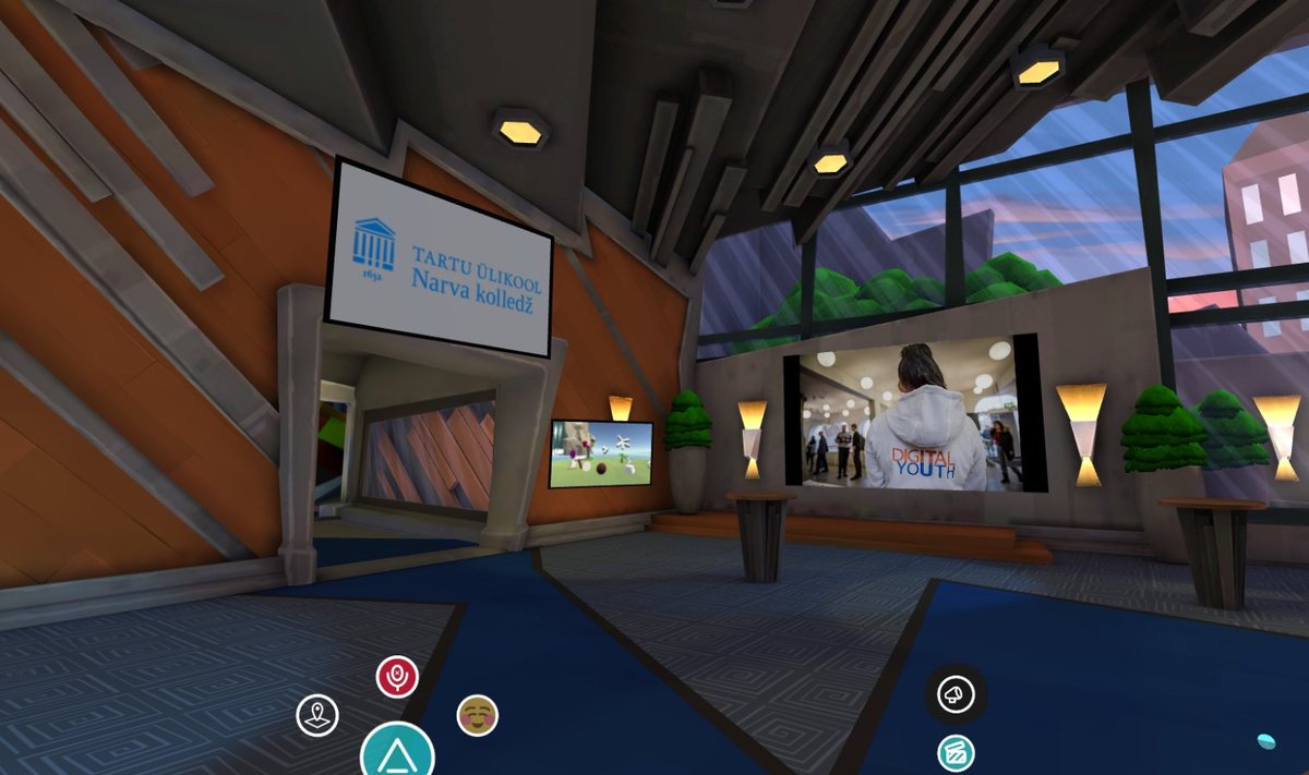 3D keskkond „Digital Youth – infoühiskonna noored“ õppemoodulis, koostöös MARU VR Productions OÜ-ga