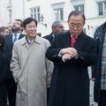FOTOD: Ban Ki-moon kontrollis Pühavaimu kiriku kella aega
