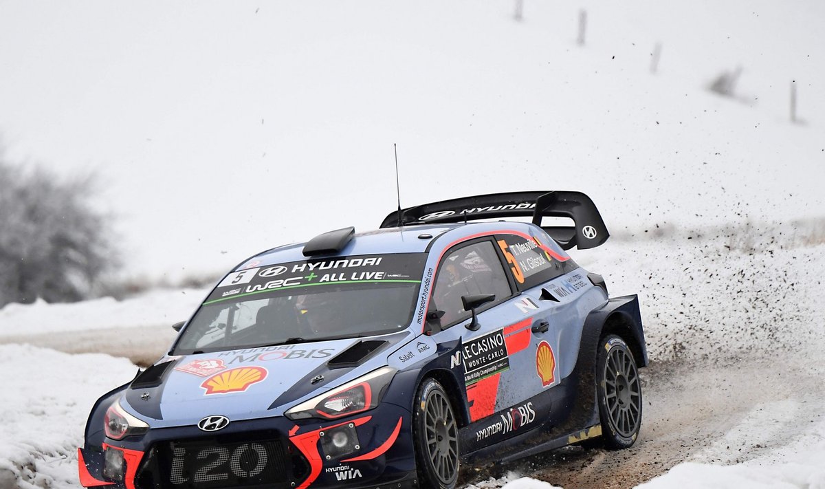 Thierry Neuville Monte Carlo rallil.