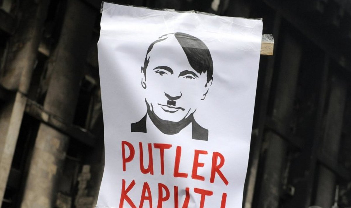 Plakat Kiievi meeleavaldusel.