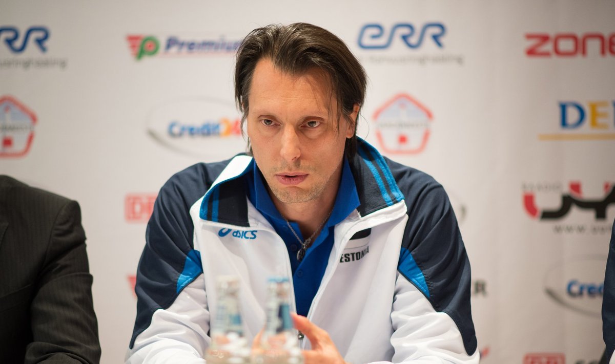 Eesti võrkpallikoondise uue peatreeneri Gheorghe Cretu esimene pressikonverents