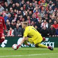 Suur mäng Inglismaal: liider Arsenal mängis Liverpooli vastu maha kaheväravalise eduseisu