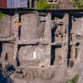 ФОТО и ВИДЕО | В Хаапсалу во время строительства дома обнаружили средневековые погребы
