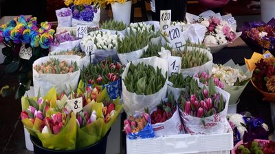 Цветочный рынок Виру 07.03.2024