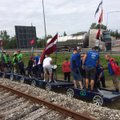 Reedel Pärnust startinud relsiralli kulgeb Rail Balticule olulisel raudteel