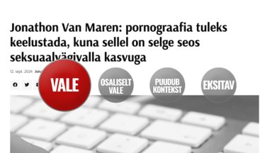 FAKTIKONTROLL | Kas pornograafia põhjustab seksuaalvägivalla levikut? Ei 