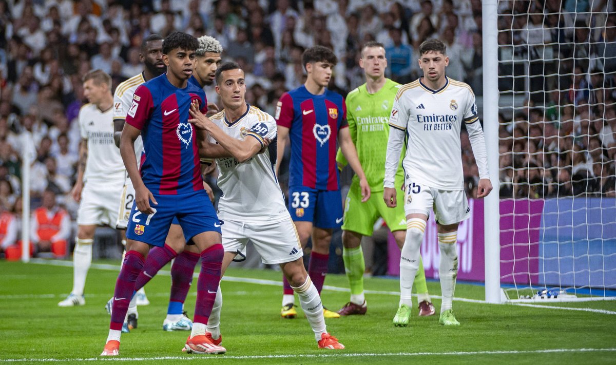 Madridi Real teenis El Clasicos 3:2 võidu.