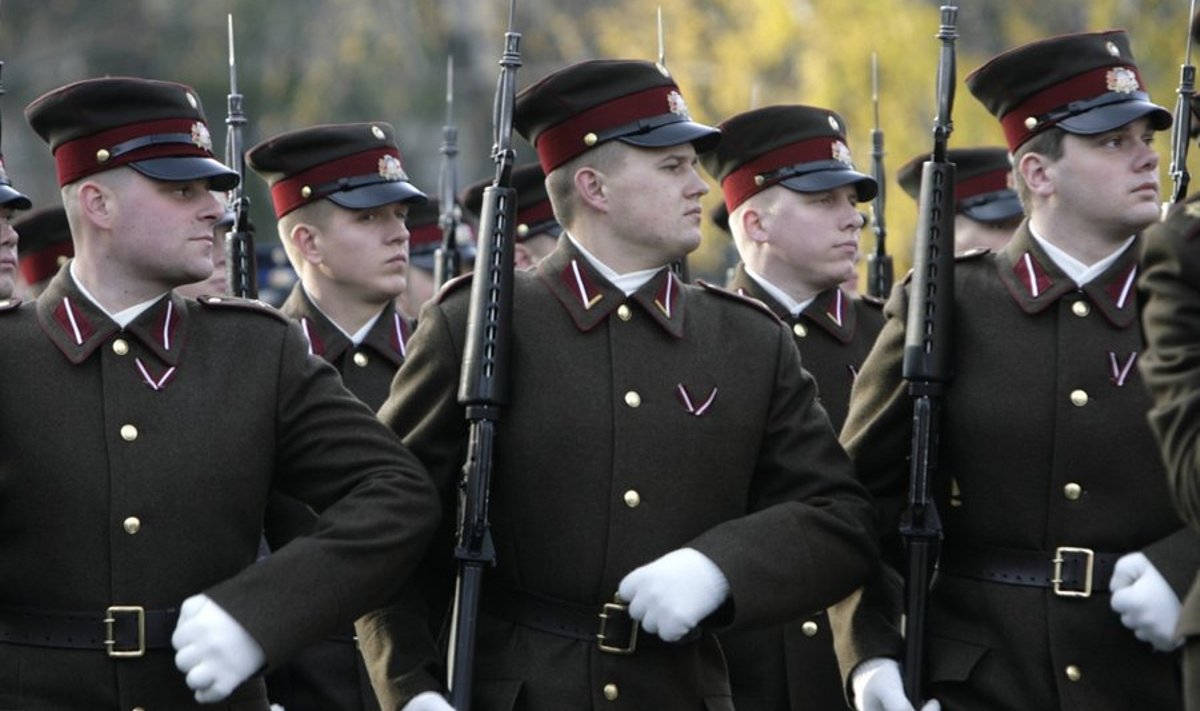 Läti armee sõdurid