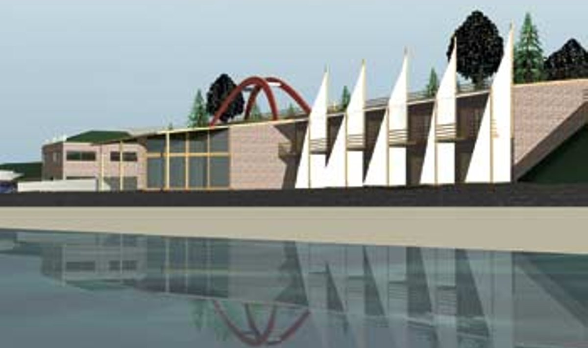 IDEAALMAASTIK: Arhitekt Irina Raua projekteeritud Merirahu sadamat ei ehitata ilmselt mitte kunagi.