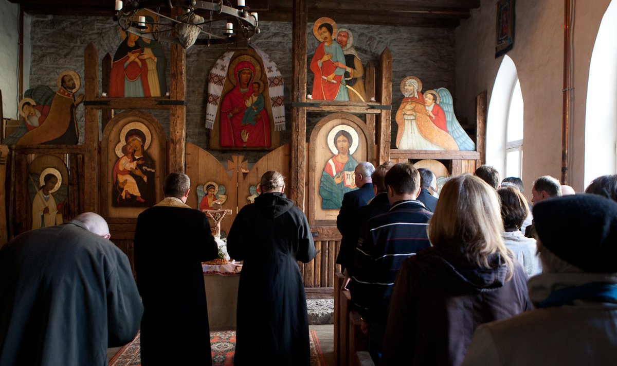 Tsernobõli mälestusteenistus Ukraina kirikus