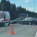 ФОТО И ВИДЕО | На Таллиннской окружной дороге столкнулись два автомобиля