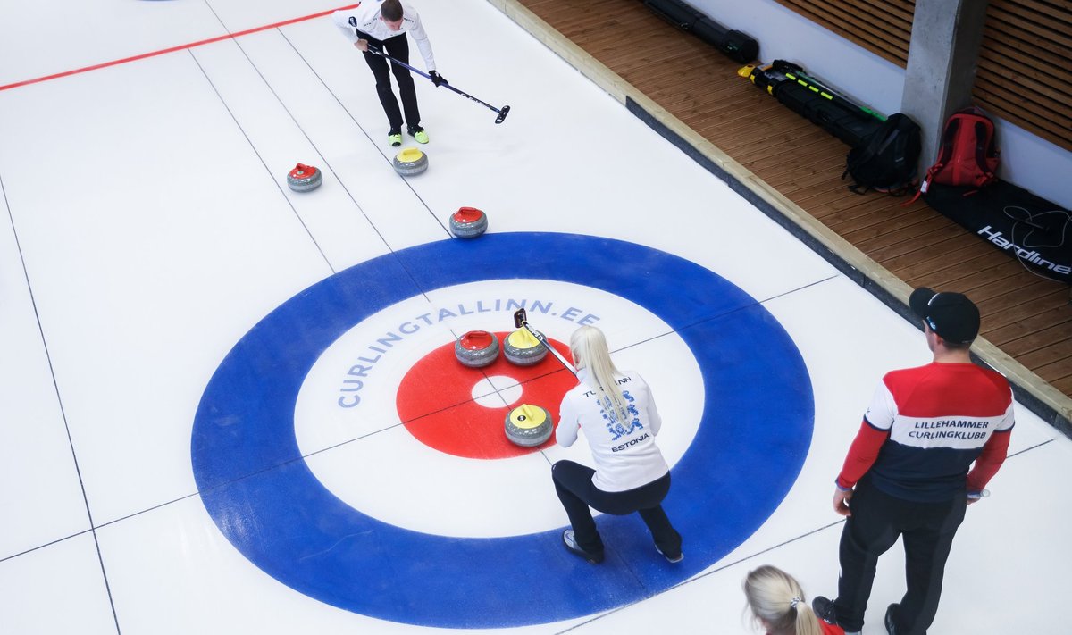 Kurling MK-etapp Tondiraba jäähallis.