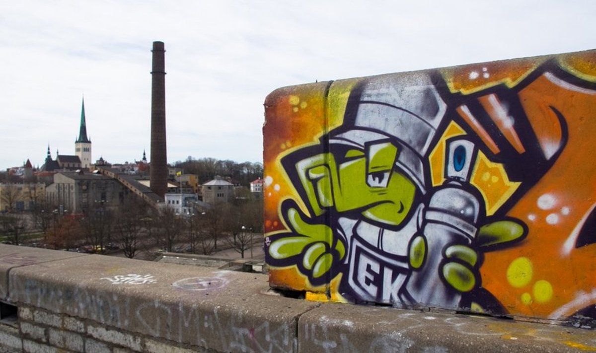 Linnahall, grafiti
