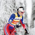 Tour de Ski naiste jälitussõidu võitis Björgen, norralannadele kolmikvõit