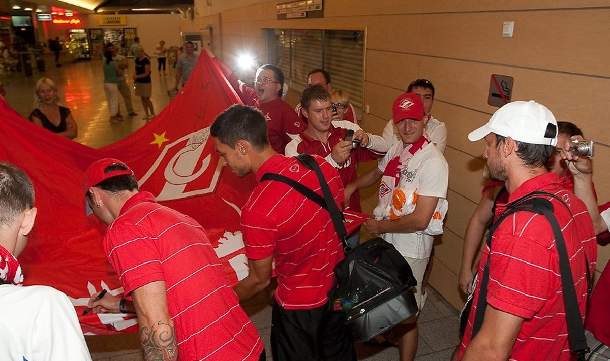 Moskva Spartak saabus Tallinna