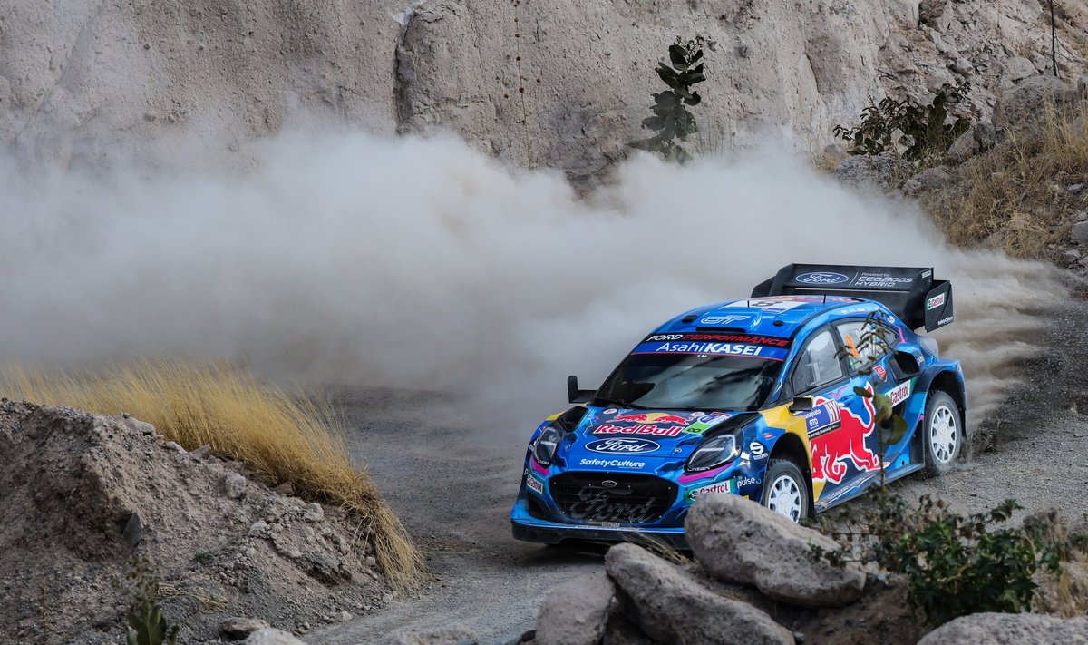 Ott Tänak M-Spordi Ford Puma roolis.