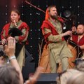 Läti folkmuusikute hingestatud esinemine Folgi neljandal päeval