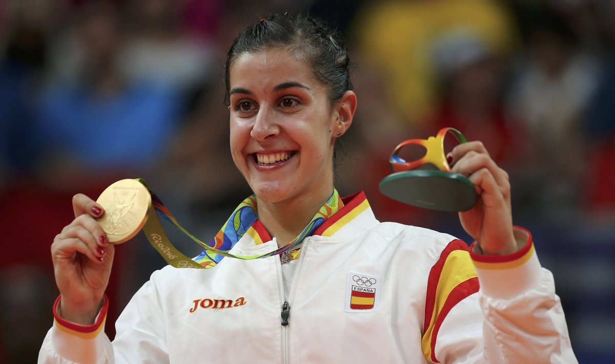 Rio olümpiamängudel ajalugu teinud Hispaania sulgpallur Carolina Marin