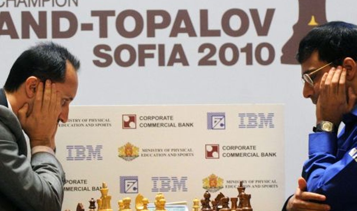 Veselin Topalov ja Viswanathan Anand