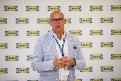 IKEA Baltikumi juhatuse liige Hanspeter Zurcher Tallinna väljastuspunkti avamisel