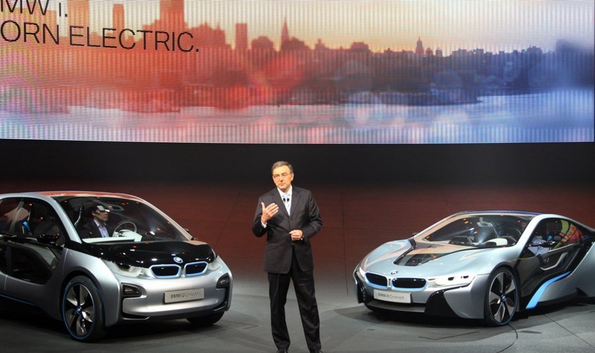 BMW i3 ja i8 Frankfurdis peetud esitlusel