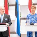 FOTOD | Kaljulaid kohtus Kuressaares Läti presidendiga, Leedu riigipea jättis tulemata