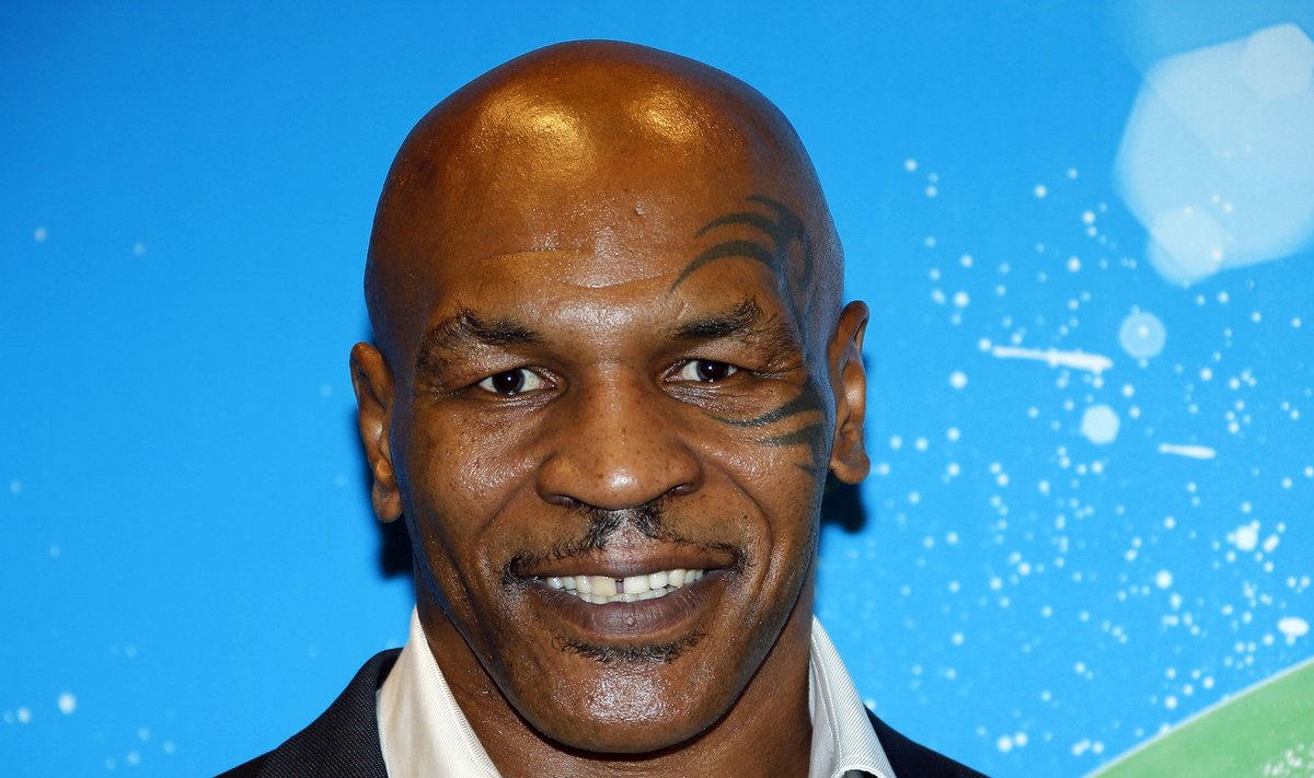 Mike Tyson poses before receiving the Sportel Special Prize Autobiography in Monte Carlo