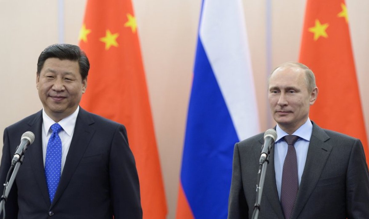 Vladimir Putin ja Hiina president Xi Jinping.