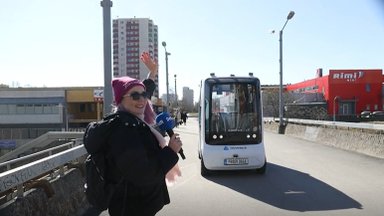 ВИДЕО | Довезет прямо до дома: нужен ли бесплатный беспилотный автобус в Ласнамяэ?