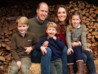 William ja Kate perega 2020. aasta jõulupühadel.