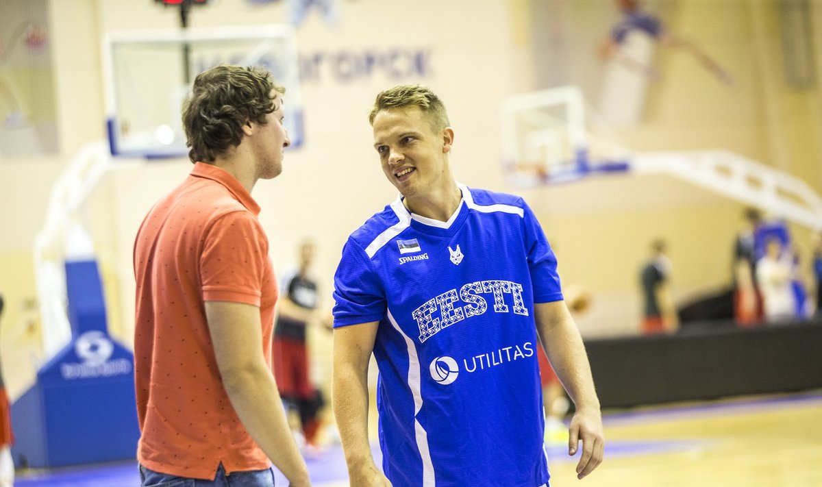 Korvpallikoondis Moskvas teine päev