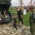 ФОТО И ВИДЕО: Полицейский пес Пааво показал трюки перед Керсти Кальюлайд