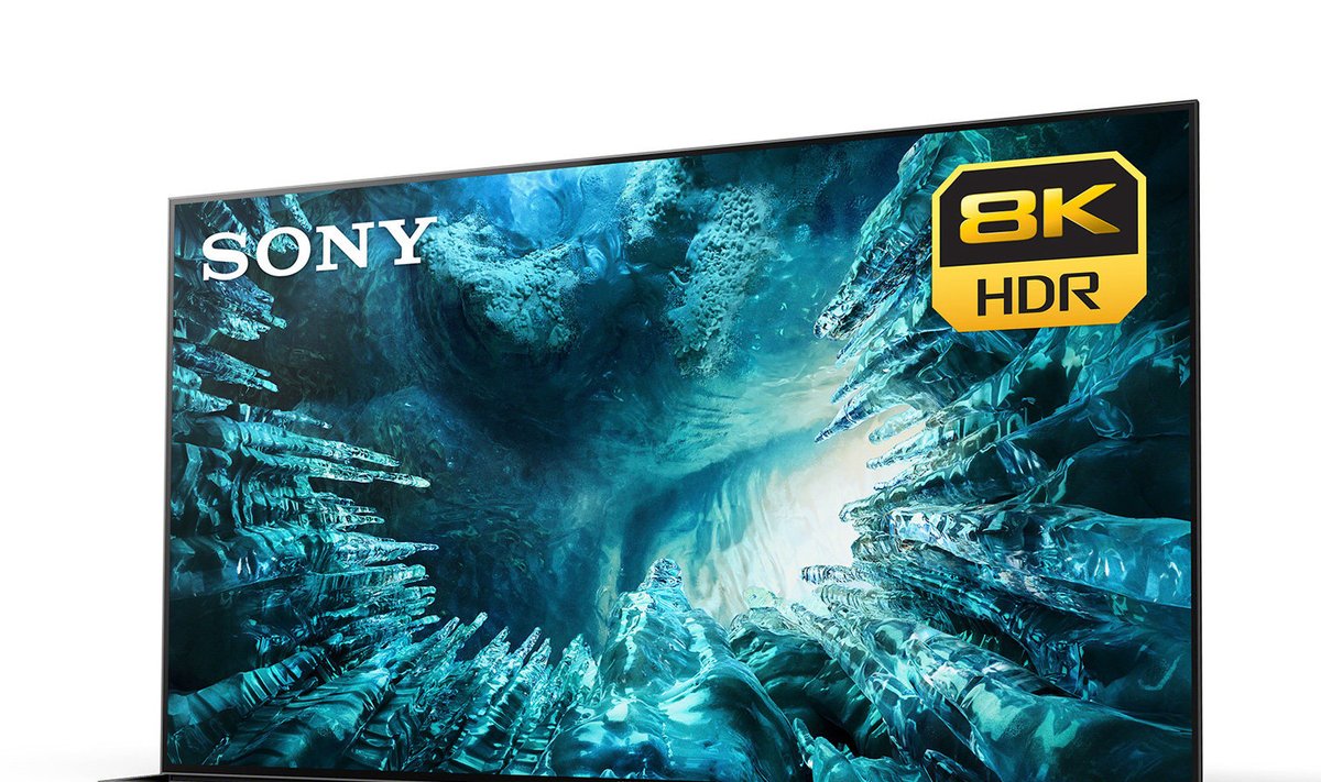 Sony uute telerite lipulaev Z8H 8K LED (Tootja foto)