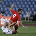 ВИДЕО: Футболист нарвского "Транса" забил красивый мяч в ...свои ворота