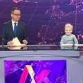 NUNNU KLÕPS: Tulevane telestaar? Jevgeni Ossinovski poeg proovis "Aktuaalse kaamera" ankru ametit