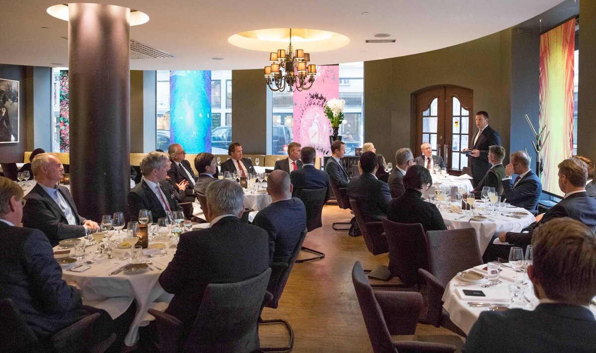 Peaminister Jüri Ratas tõstis Norra investoritele esile Eesti e-riiki, nutikaid ettevõtjaid ja lihtsat ärikeskkonda